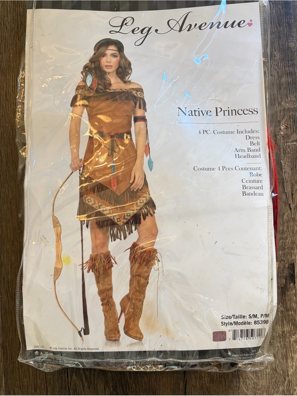 Leg Avenue Brown Native Princess Kids Costume with Fringe